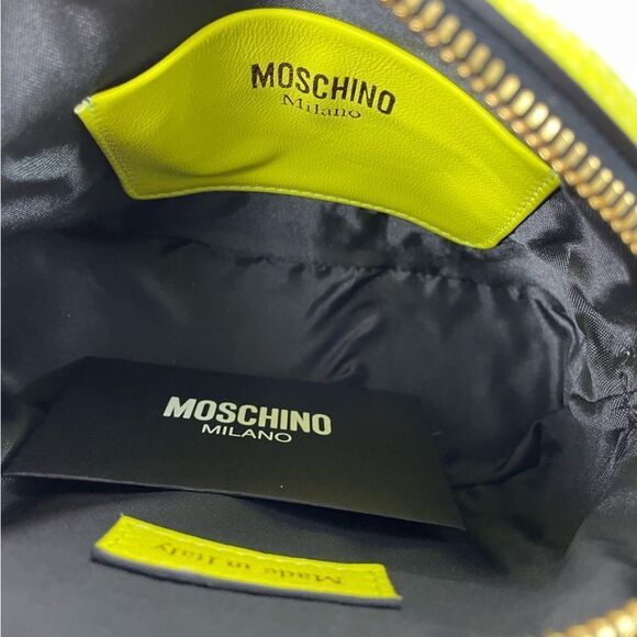 MOSCHINO Biker Dome Small Chain Crossbody Bag NEW - Picture 4 of 8
